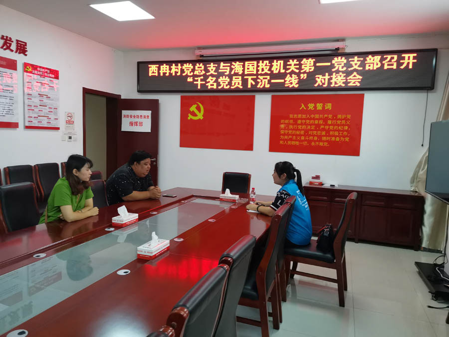 1655985293481343.jpg 海國投公司機(jī)關(guān)第一黨支部與四季青鎮(zhèn)西冉村黨總支完成對接.jpg